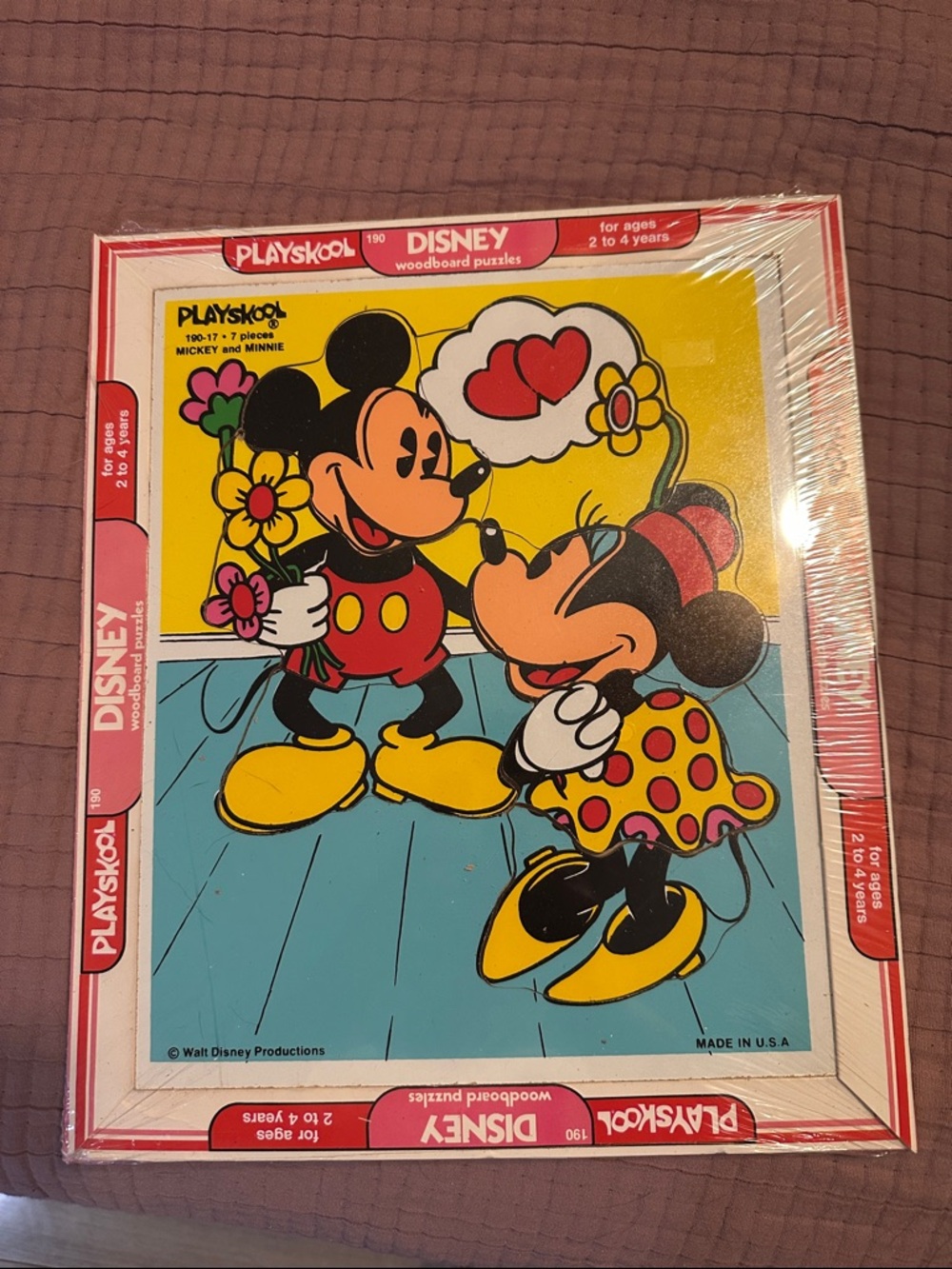 Disney Playskool wooden puzzle.